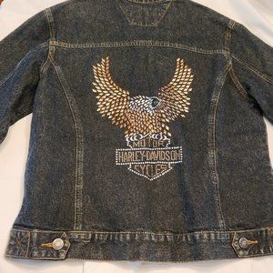Harley Davidson Ladies Jean Jacket SZ M